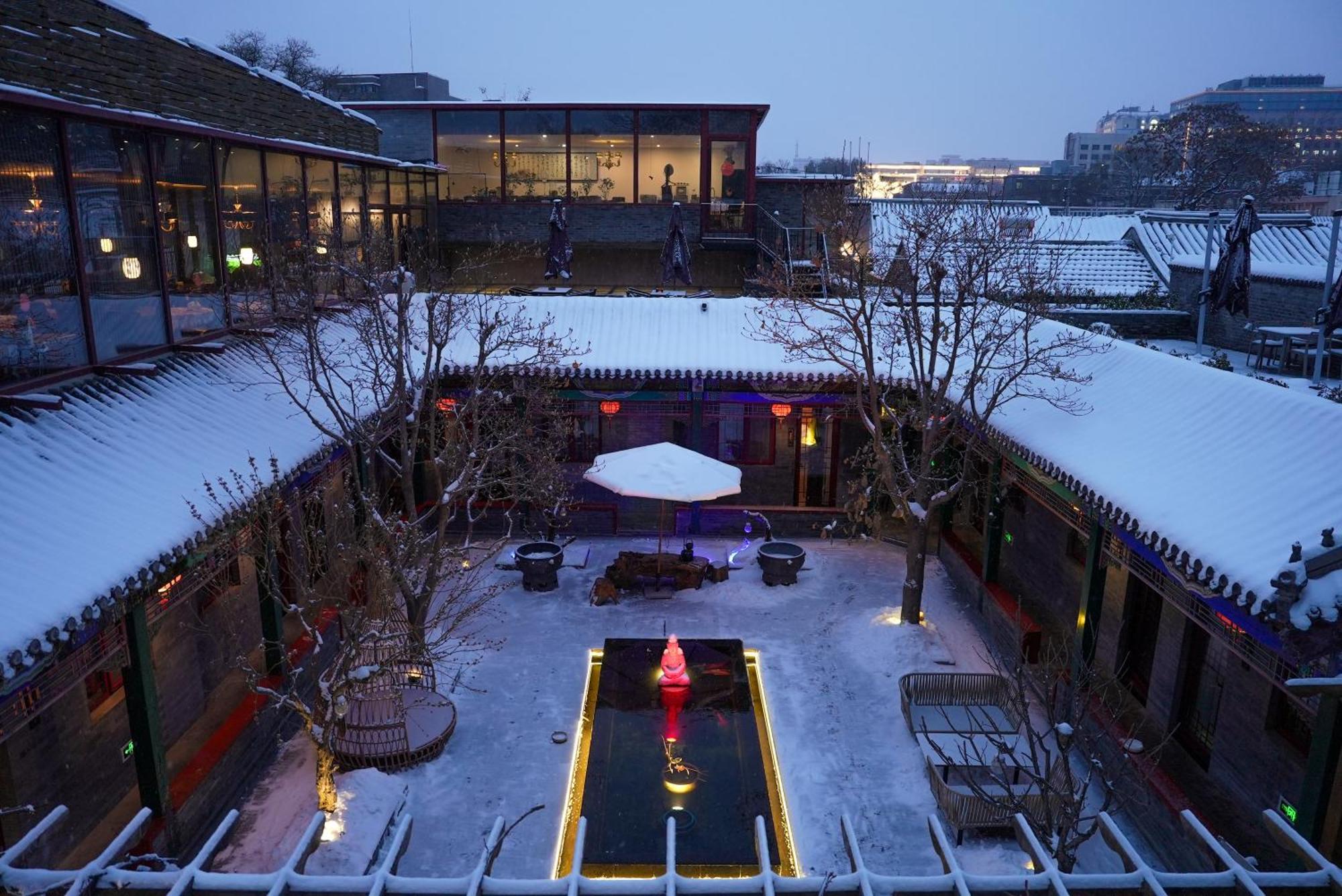 Hotel Cote Cour Deductive Beijing - Quadrangle Close To Tiananmen Square & Forbidden City & Nanluoguxiang, Walk To Wangfujing, English Speaking, Free Wifi, Free Laundry, Free Wonton & Noodles With Tour Ticket Service, Free Selfies With Ancient Costum Exteriér fotografie
